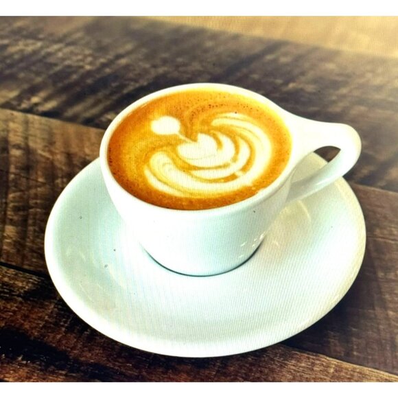 NotNeutral espresso  White Porcelain Cup & Saucer Set - Picture 3 of 9